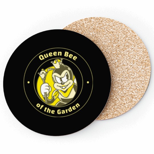 Queen Bee of the Garden Coasters
