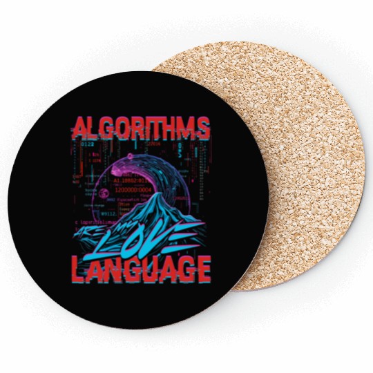 Computer Linguist Algorithms Are My Love Language Coasters