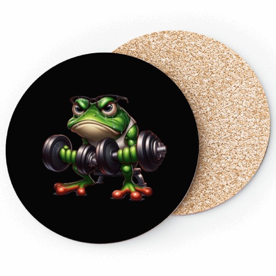 Ribbit & Rip Frog Coasters