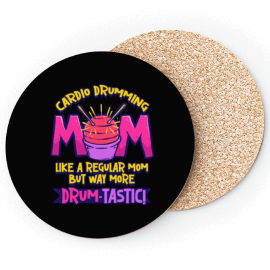 Cardio Drumming Mom Coasters