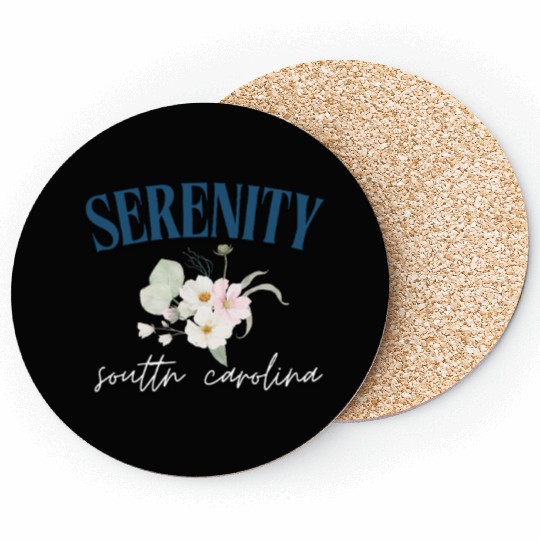 Serenity, SC Raglan Baseball Coasters
