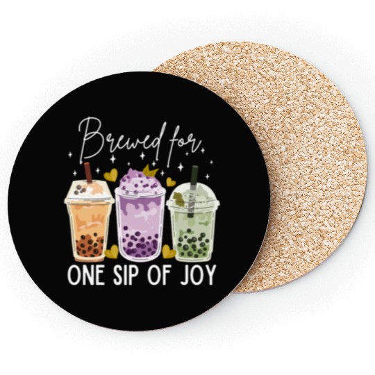 Boba tea lover Coasters