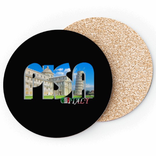 Pisa Tuscany Italy Coasters