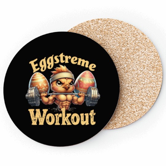Eggstreme Workout Coasters