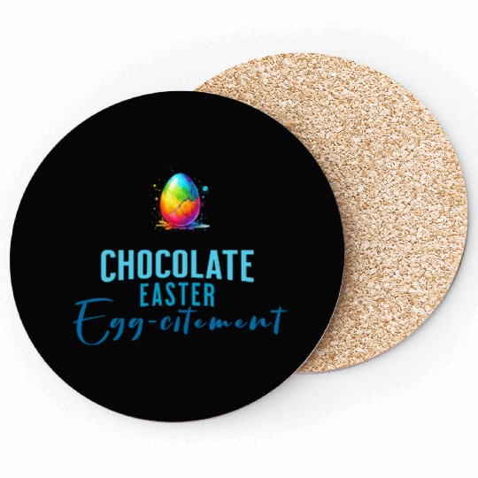Chocolate Easter Egg-citement, Unique Coasters