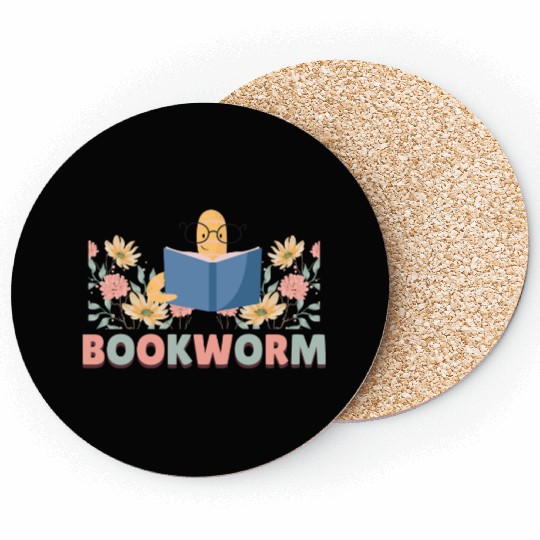 Bookworm Flower Coasters