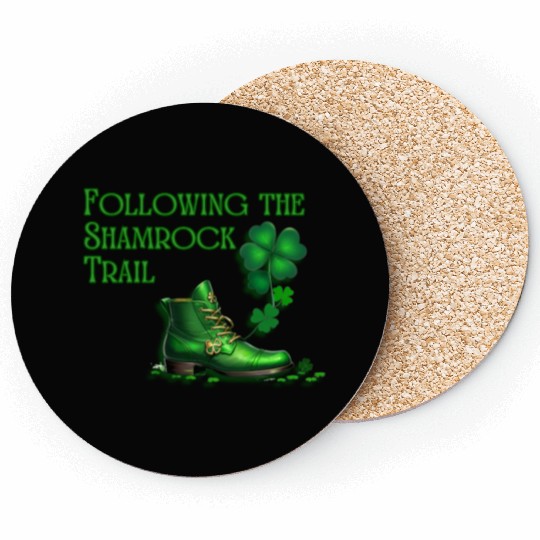 St. Patrick's Day - Following the Shamrock Trail Coasters