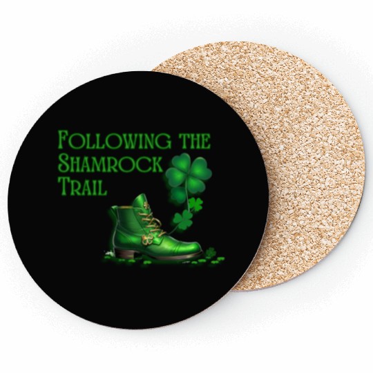 St. Patrick's Day - Following the Shamrock Trail Coasters