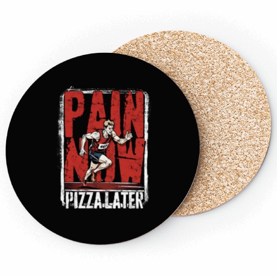 Marathon Marathoner Running Coasters