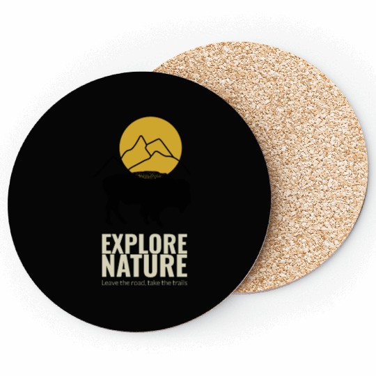 EXPLORE NATURE BUFFALO Coasters