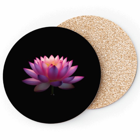 Serene Lotus Bloom Coasters