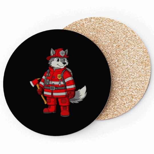 Furry fireman Coasters