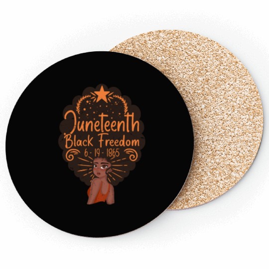 Juneteenth Celebrations - Black Women Coasters
