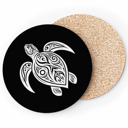 Turtle Magic Mystical Tribal Turtle Coasters