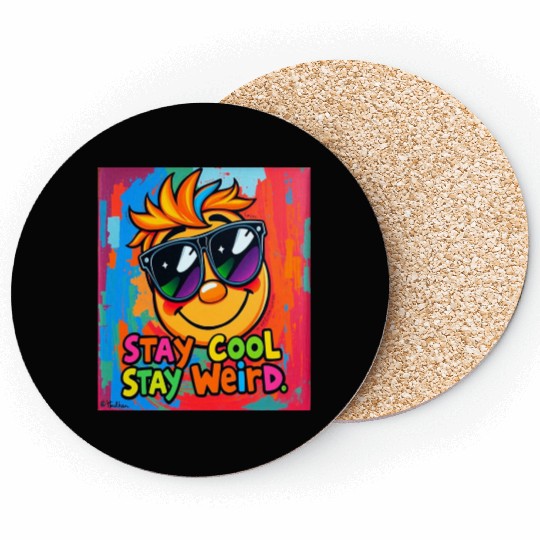Stay Cool, Stay Weird Coasters