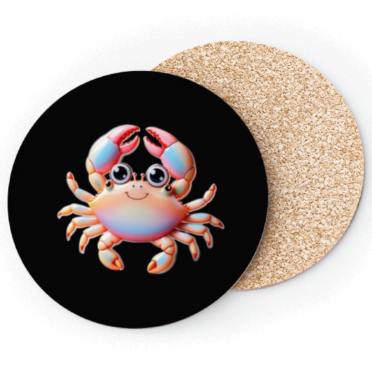 Happy Crab Coasters