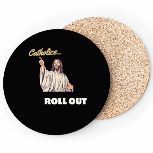 Catholics Roll Out- Jesus Transformer Coasters