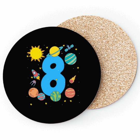 Space Birthday Number Eight Adventure Coasters
