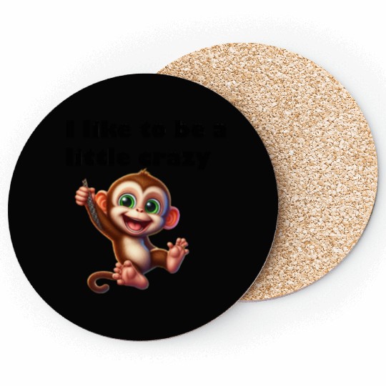 crazy monkey Coasters