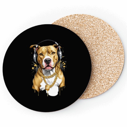Heavy Metal Pup Coasters