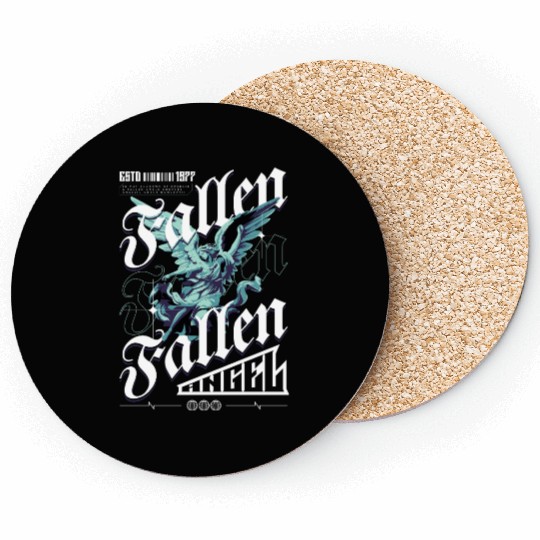 Fallen Angel Coasters Illustration