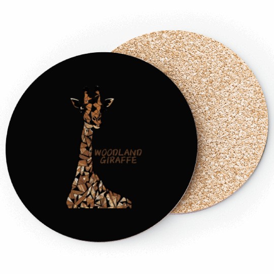 WOODLAND GIRAFFE Coasters