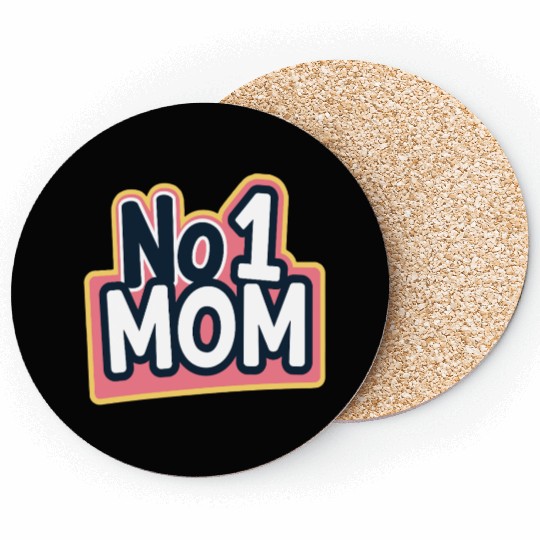 Number 1 Mom - Colorful & Loving Mother's Day Coasters