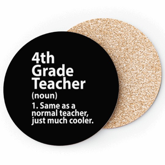 4th grade teacher definition Coasters