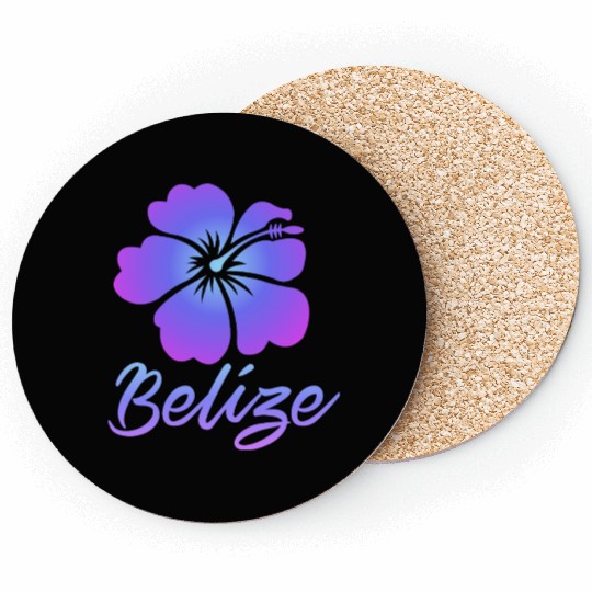 Belize Hibiscus Coasters