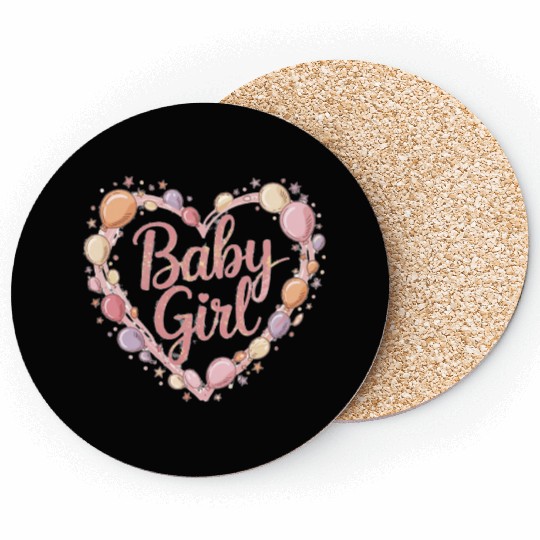 Baby Girl Coasters