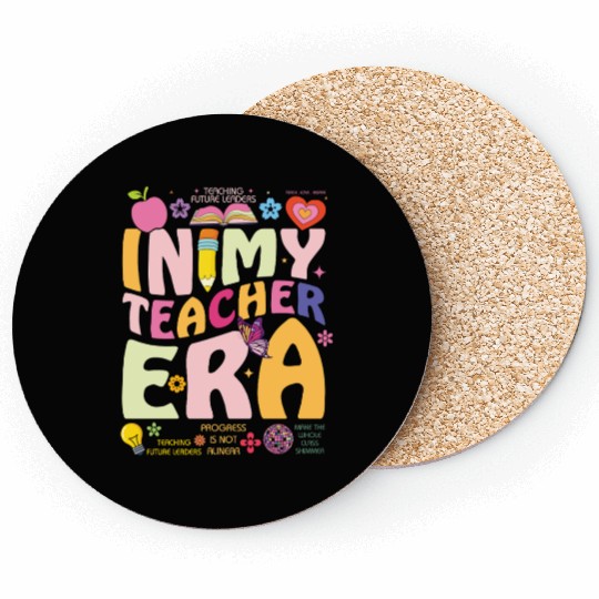 In My Teacher Era Back to School Coasters