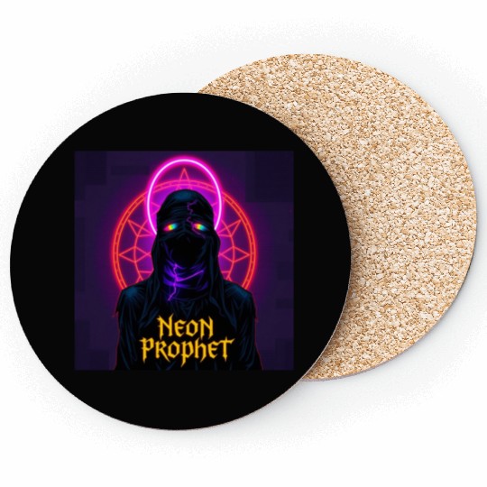 Neon Prophet Psychedelic Coasters