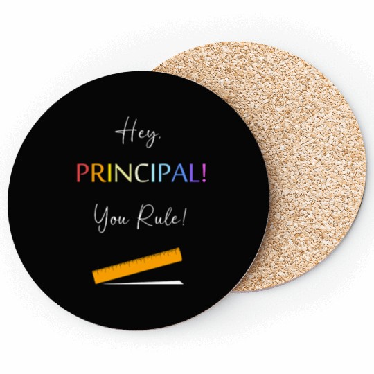 School Principal Teacher Back To School Coasters