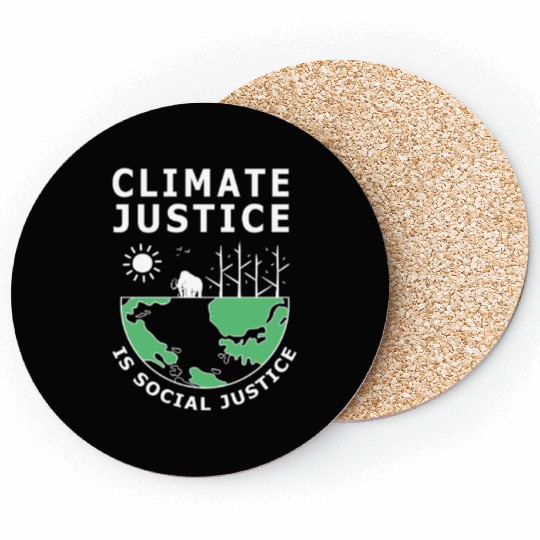 Climate Change Science Earth Day Coasters