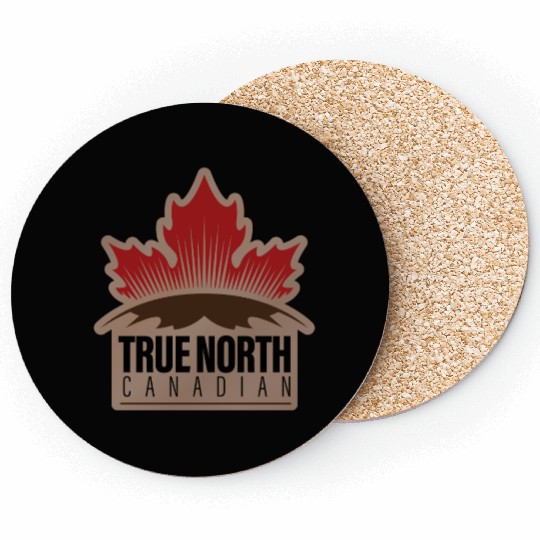 Coasters Artwork True North Canadian Dark styles
