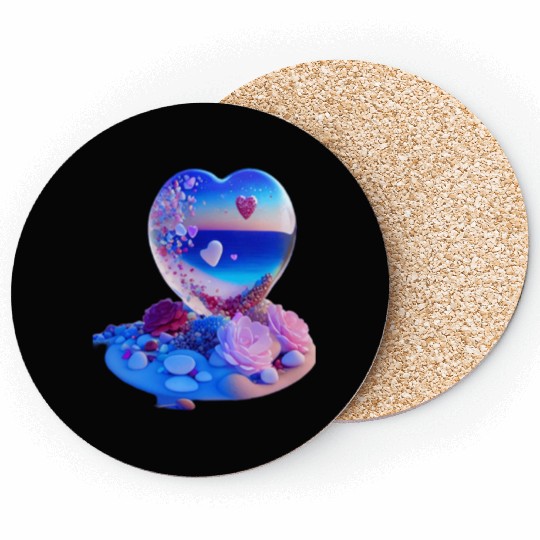 Love's Deepest Reflection Coasters