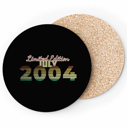 21st birthday Limited Edition SCR 07/2004 Coasters