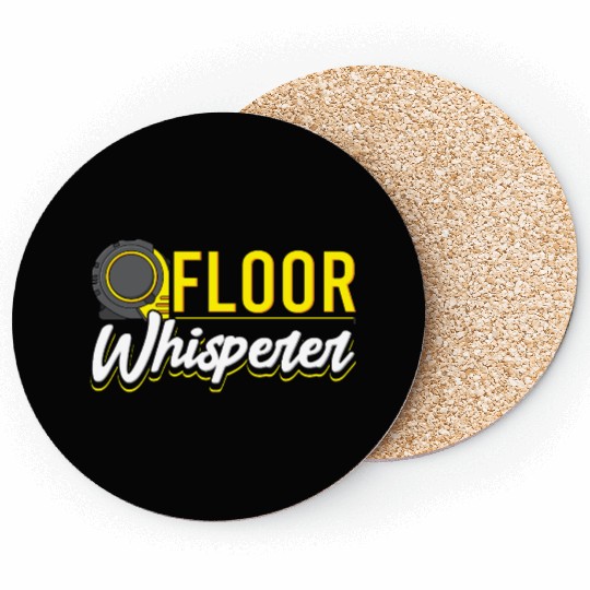 Floor Whisperer Construction Pride Coasters
