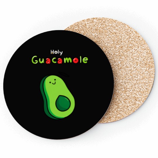 Holy Guacamole - Cute Avocado Summer 2025 Coasters