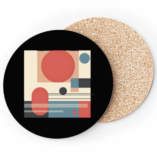 Abstract Geometric Shapes Coasters