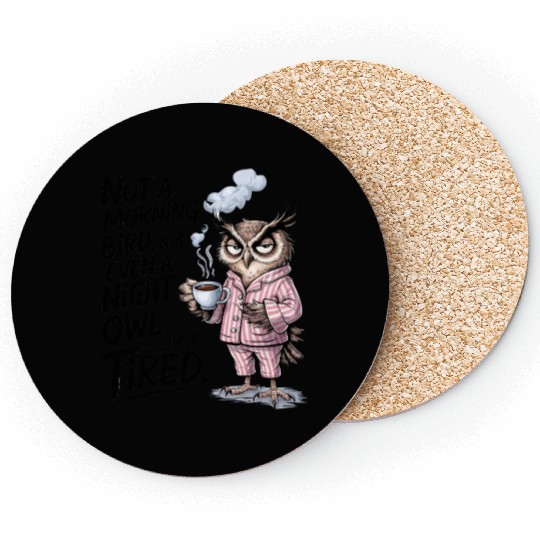 Funny Owl Coasters