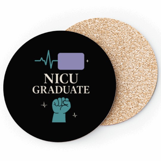 NICU Parent Pride Preemie Warrior Neonatal Coasters