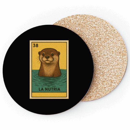 LA NUTRIA - THE OTTER - LA LOTERÍA Coasters