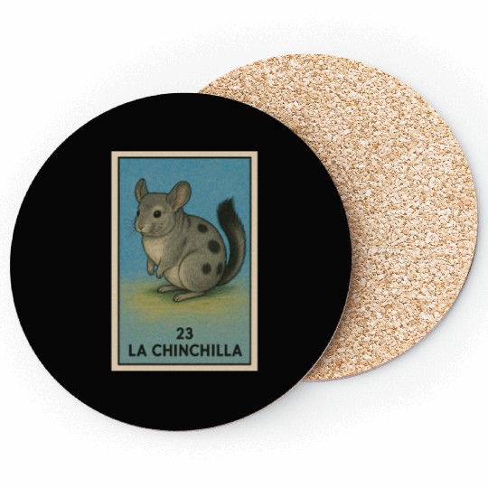 LA CHINCHILLA - THE CHINCHILLA - LA LOTERÍA Coasters