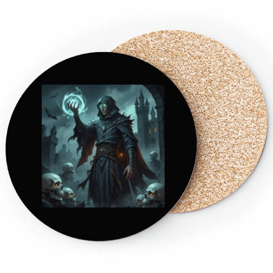 Dark Wizard Summoning Spell Coasters