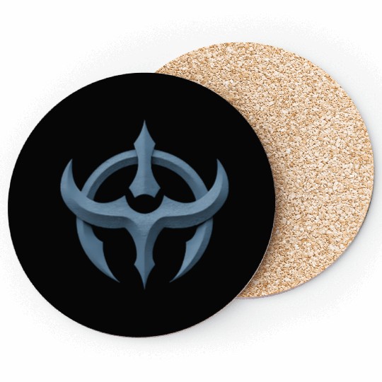 Bold Grey Icon Wear Your Symbol Cool Graphic Coasters