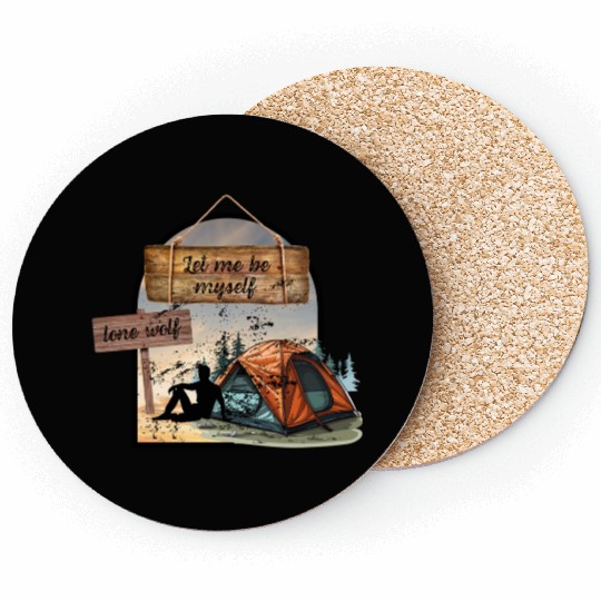 Lone Wolf Retreat Coasters