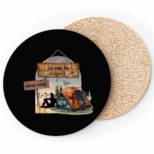 Lone Wolf Retreat Coasters