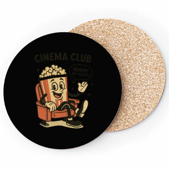FUN POPCORN Coasters