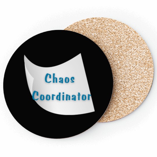 Chaos Coordinator – Funny Teacher Coasters